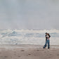 "Beach Hugs"  Watercolor 12x16 signed edition Giclee Reprod. of Hugs at the Beach.