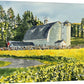 "Canola at the Barn" - 10"x14" Original watercolor, framed in 14x18