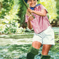 Vintage Look Fly Fishing Pin-Up Poster/Print "Fish The Gallatin" from Original watercolor