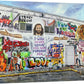 "Painting Graffiti with Jesus" - Giclée fine art prints of Jesus helping change the lies to truth!