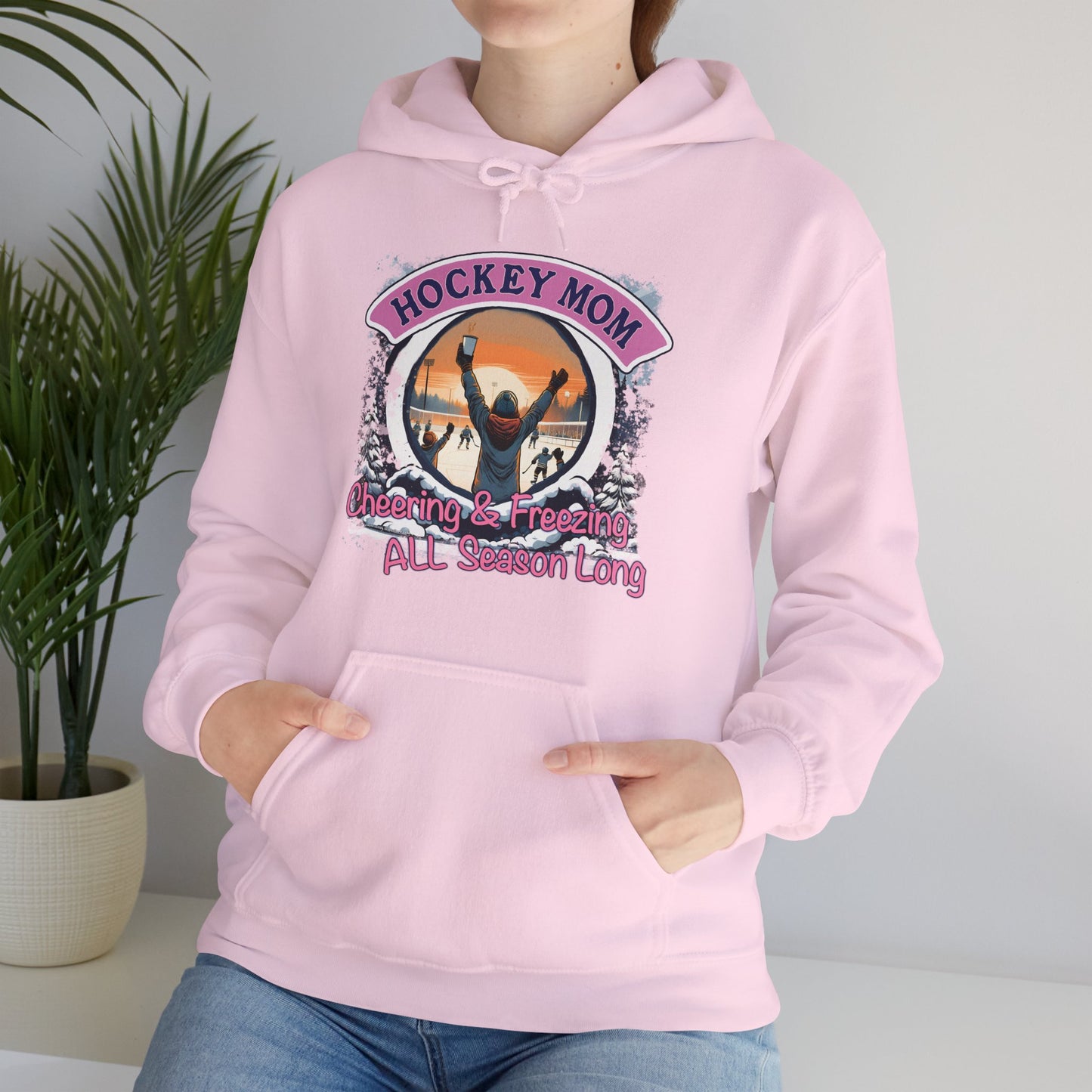 Hockey Mom Hooded Sweatshirt (original design)