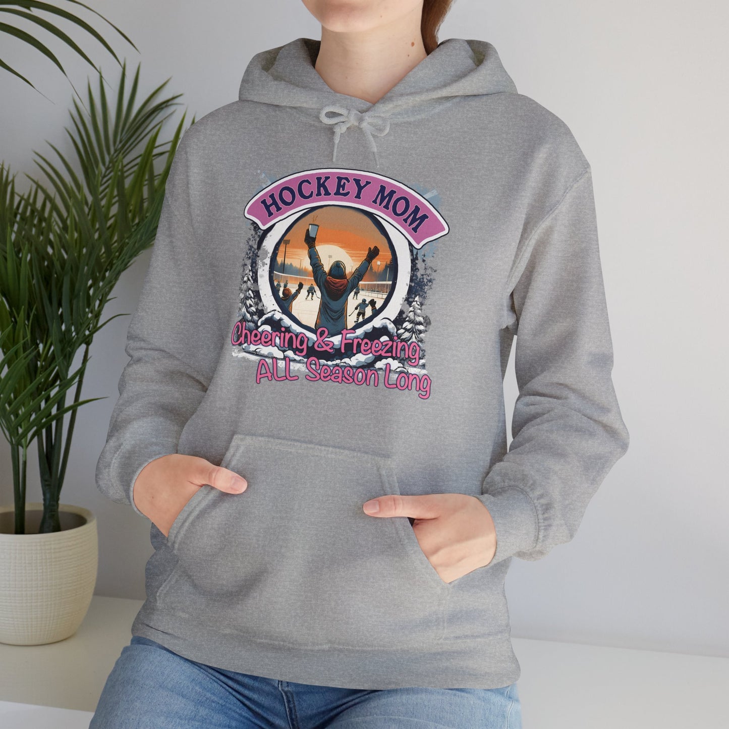 Hockey Mom Hooded Sweatshirt (original design)