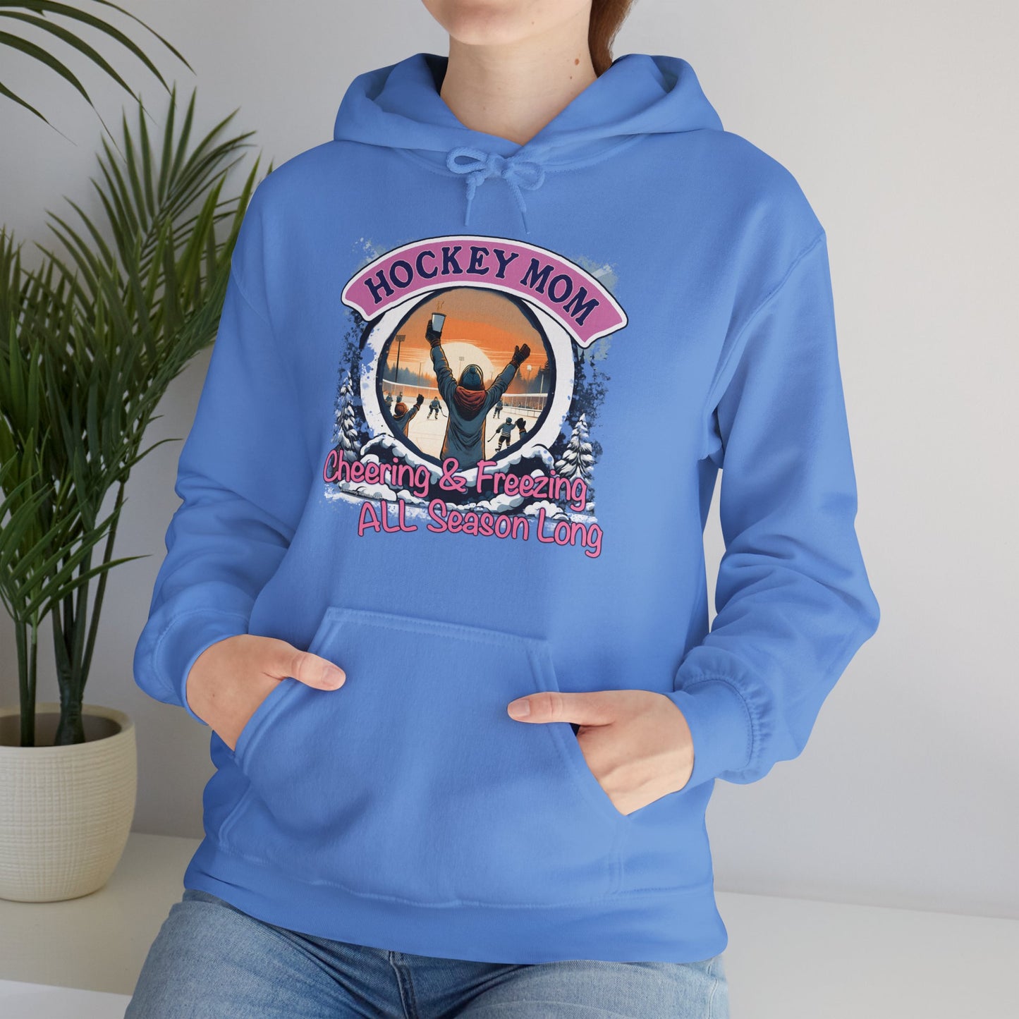 Hockey Mom Hooded Sweatshirt (original design)