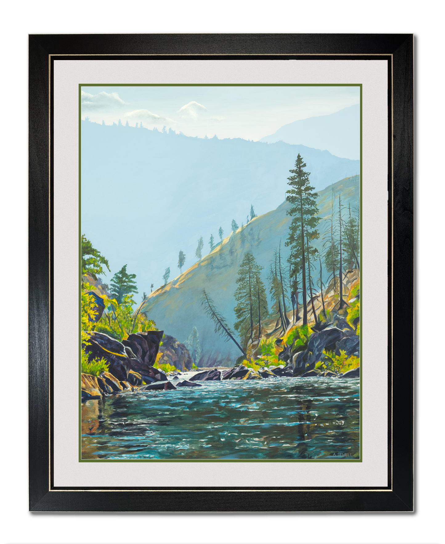 "Middlefork Wonder" - an Original or signed edition art print capturing Idaho's awesome Middlefork  of the Salmon River.