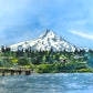 "The Mount at Hood River" Original Watercolor or signed ed. Giclee Reprod. of Mt. Hood at Hood River