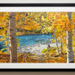 "October River Aspens" - 55x37 Original Acrylic on Canvas