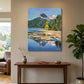 "Redfish Blue, October Gold” - Original oil on Canvas 29x37 Framed or Unframed