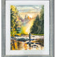 "River Woman's Glow" - 9x12 giclee print from original watercolor