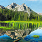 "Stanley Lake Reflections" -  Canvas or art paper Giclée art prints