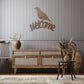 Welcome Quail (Steel sign)