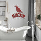 Welcome Quail (Steel sign)