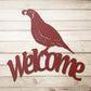 Welcome Quail (Steel sign)
