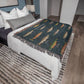 Trout Grand Slam 50"x60" Woven Blanket from a watercolor painting
