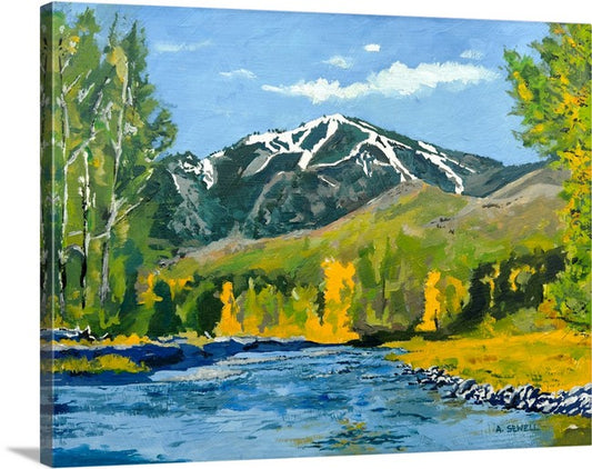 "Baldy October" - 11"x14" Original oil on panel or giclee prints.