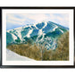 "Baldy over Bitteroot" - a signed/inspected Giclee reprod. from a watercolor of Sun Valley's Bald Mtn.