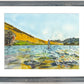"Bent Rod in the Sawtooths" - an Original watercolor 18x24 or Open Edition Print from a watercolor of a Fly-fisherman on Idaho's upper Salmon River.