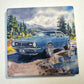 "Northwest Camaro" - '1968 Blue Camaro" 11"x15" Giclee prints from Original Watercolor (Copy)