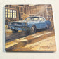 "Baby Blue Barn Find - '65 Ford Mustang" 11"x15" Original Watercolor or Giclee Print.