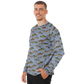 "Trout Grand Slam" pattern on Men's Long Sleeve Performance Sun Shirt