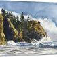 "The Light at Cape Disappointment" Original Watercolor 12x16 or signed edition Giclee Reprod. of the Lighthouse at Cape Disappointment.