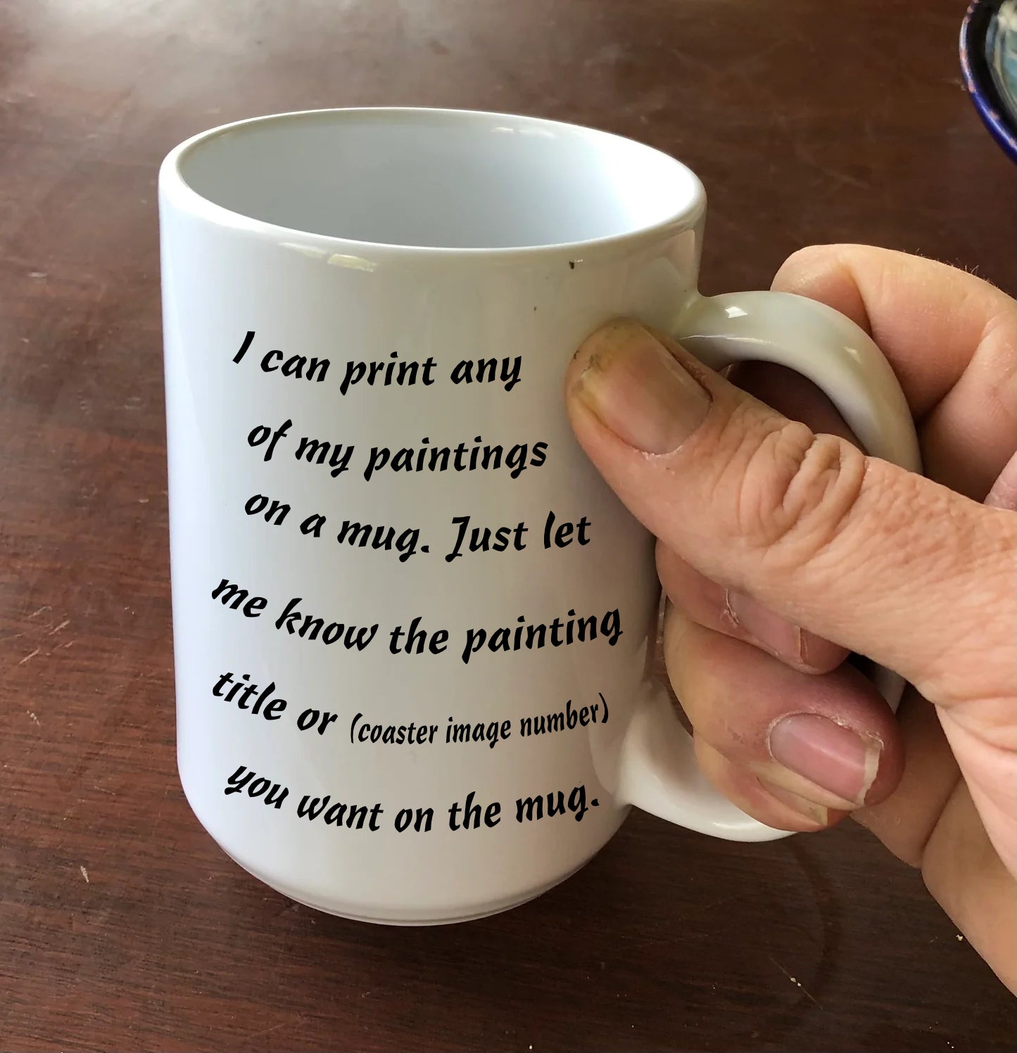 "Custom Misc Mug" You pick the art you want... Custom Coffee/Tea Mug 15 oz.