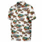 "Splashy Trout Grand Slam" Short Sleeve Button-Down Shirt