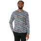 "Trout Grand Slam" pattern on Men's Long Sleeve Performance Sun Shirt