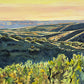 "Foothills Evening View” - 40"x20"  - Original Acrylic painting, or Giclée art prints