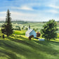 "Freeze Church Palouse View" 12x16 Original watercolor, or signed Giclee Reprod.