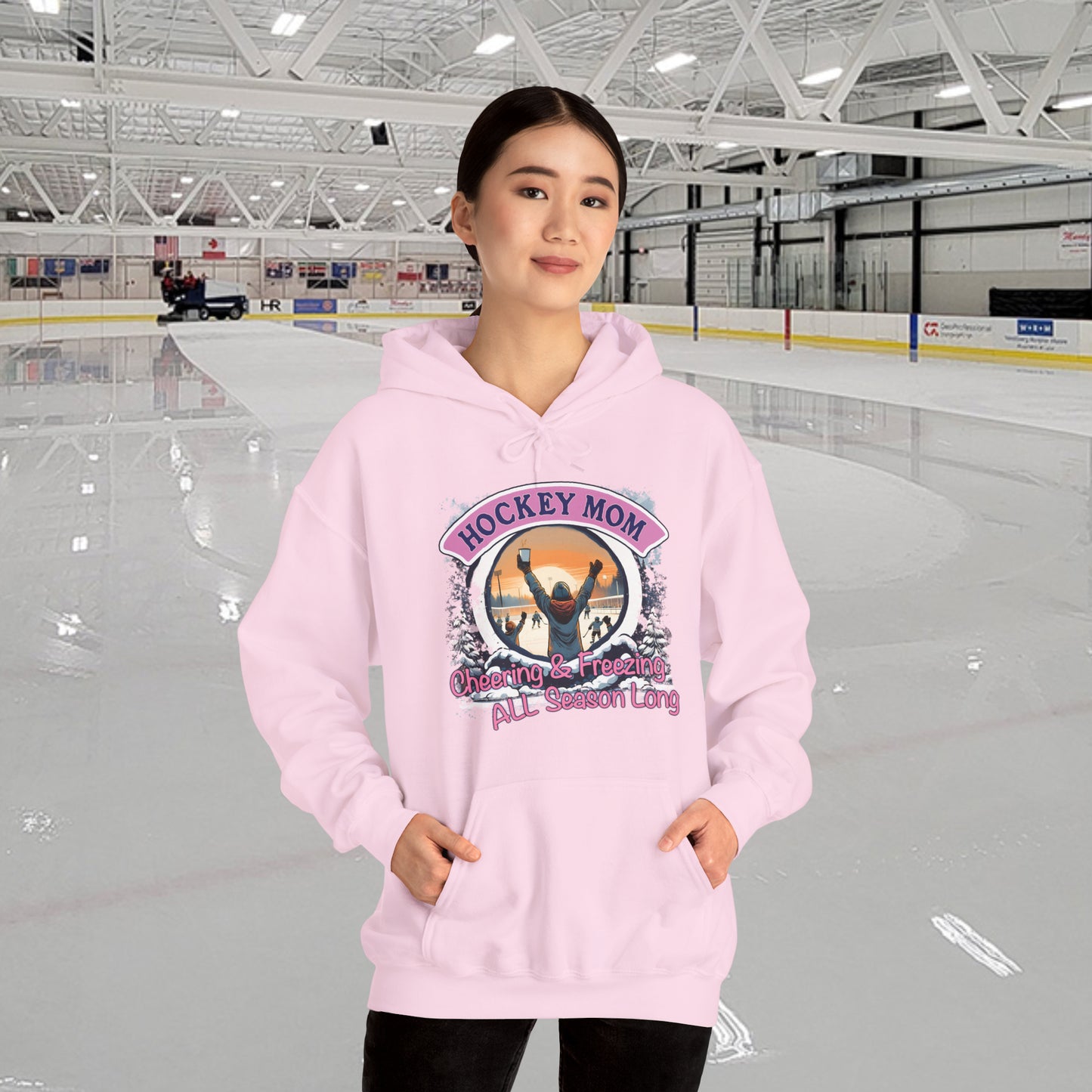 Hockey Mom Hooded Sweatshirt (original design)