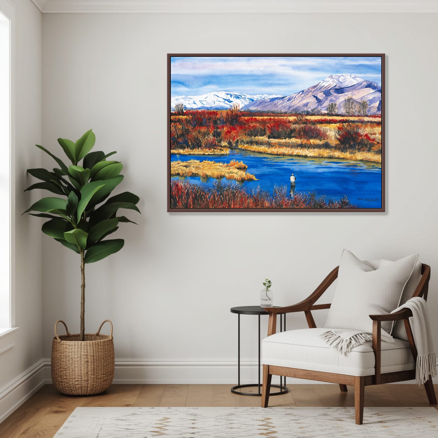 "Late Season Silvercreek" - 40"x30" watercolor ~ s/n Limited Edition Prints available