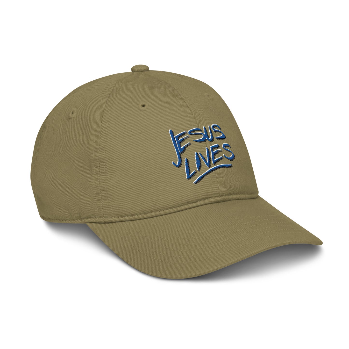 Hat with Andy's "Jesus Lives" Design (Organic Cotton)