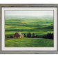 "Palouse Country Classic" - A ltd. edition Giclee reprod. from an Original watercolor of the Northwest Palouse country landscape  - by Andy Sewell