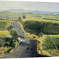 "Palouse Country Road" - An Original Oil Painting of the Northwest Palouse country landscape