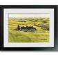 "Palouse Morning Sun" - 8"x12" Original watercolor, framed in 11x14