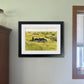 "Palouse Morning Sun" - 8"x12" Original watercolor, framed in 11x14