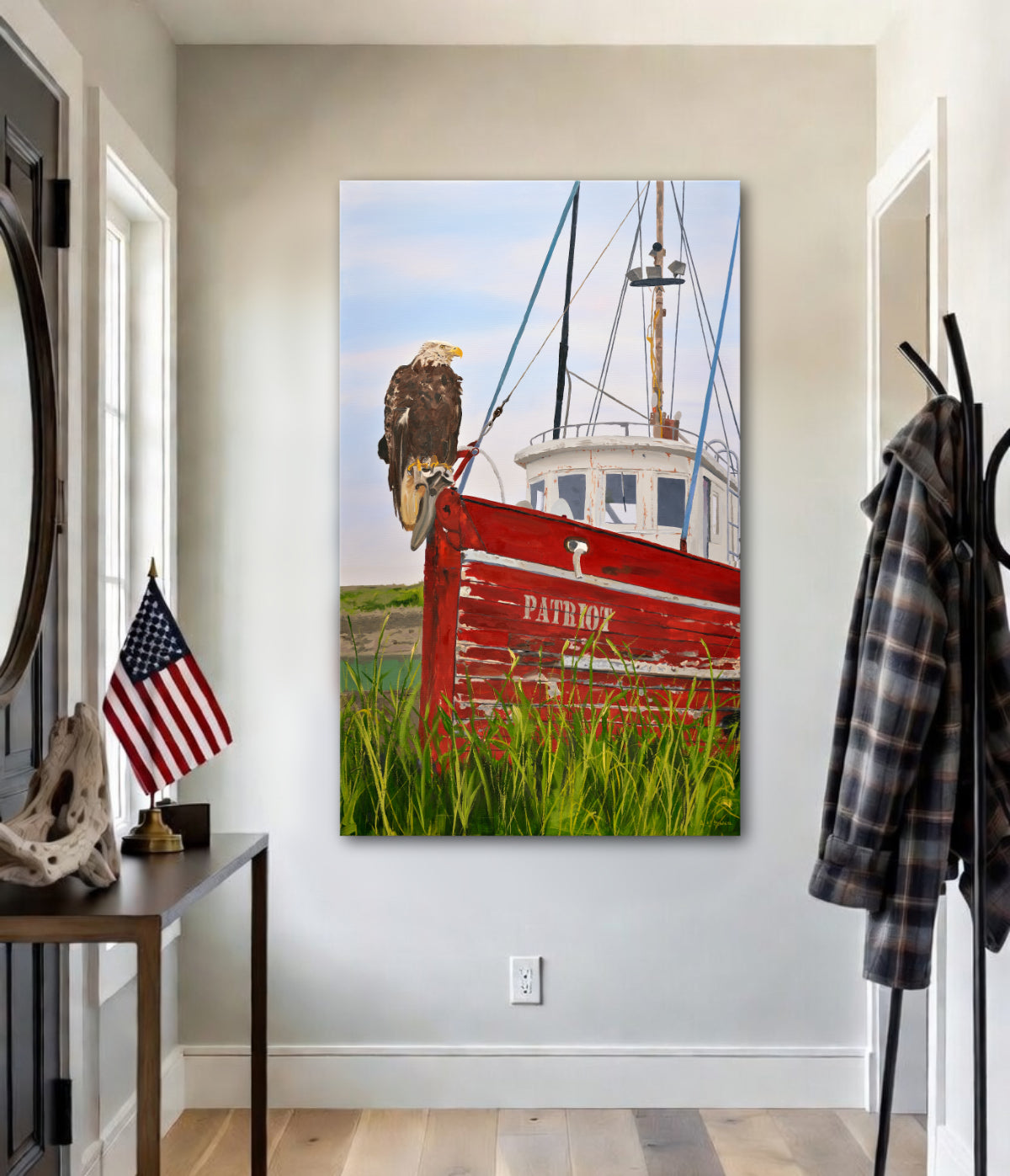 “The Patriot” - 48x30" Original oil on Canvas, or signed Giclée Reprod.