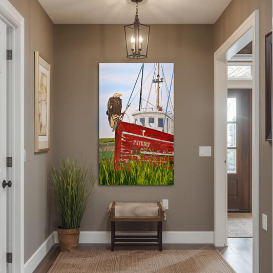 “The Patriot” - 48x30" Original oil on Canvas, or signed Giclée Reprod.