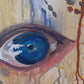 "The Blood Covers" 40"x22"- Prophetic art painted in a live worship service.  Giclée prints available.