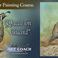 "Quail on Guard" - 12"x16" signed Giclee print from watercolor painting