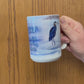 "Spike the Heron" Heron Watercolor Coffee Mug
