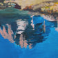 "Redfish Blue, October Gold” - Original oil on Canvas 29x37 Framed or Unframed