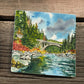 "Color at Rainbow Bridge" - an Original 10x14 Watercolor or Open Edition Print