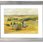 "Red Barn Black Cows" - 12"x16"  giclee prints from watercolor, framed in 16x20