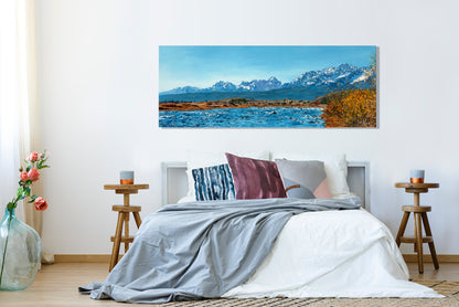 "Sawtooth Blues" - an Original Painting or signed edition art print capturing Idaho's awesome Sawtooth Mountains & Salmon River.