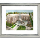 "Shriners Hospital" - a signed edition Giclee reprod. from a watercolor of The Shriners Hospital in Spokane, WA