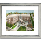 "Shriners Hospital" - a signed edition Giclee reprod. from a watercolor of The Shriners Hospital in Spokane, WA