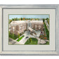 "Shriners Hospital" - a signed edition Giclee reprod. from a watercolor of The Shriners Hospital in Spokane, WA