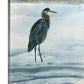 "Spike the Heron" - 14"x17" Original Watercolor or Giclée art print