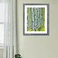 "Spring Aspens", - 18"x24" Original watercolor or Open ed. Giclée of Idaho's Aspen Trees in the Summer